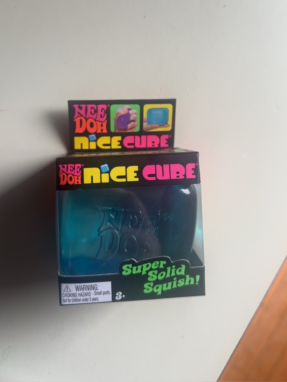 Nee Doh Nice Cube - Blue Squish